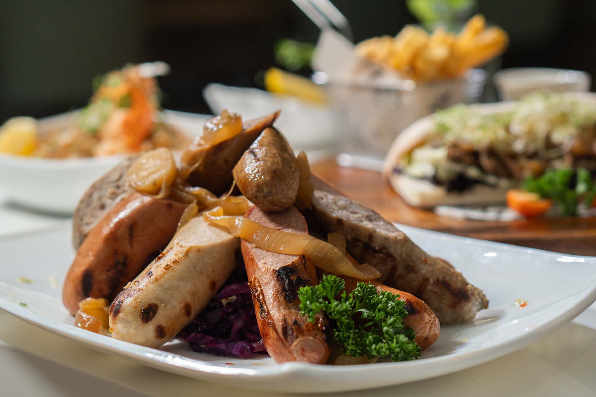 sausage platter